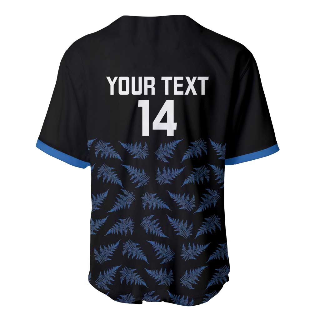 New Zealand Silver Fern Cricket Custom Baseball Jersey Black Cap T20 Version - Aussie Hoodie