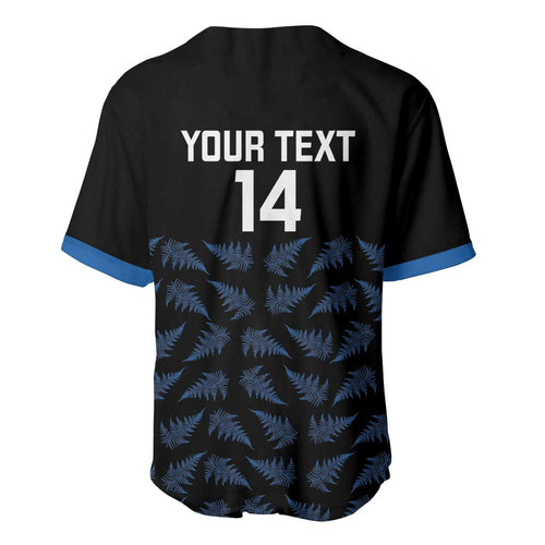 New Zealand Silver Fern Cricket Custom Baseball Jersey Black Cap T20 Version - Aussie Hoodie
