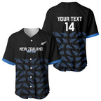 New Zealand Silver Fern Cricket Custom Baseball Jersey Black Cap T20 Version - Aussie Hoodie