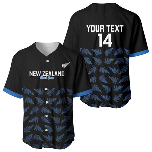 New Zealand Silver Fern Cricket Custom Baseball Jersey Black Cap T20 Version - Aussie Hoodie