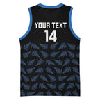 New Zealand Silver Fern Cricket Custom Basketball Jersey Black Cap T20 Version - Aussie Hoodie
