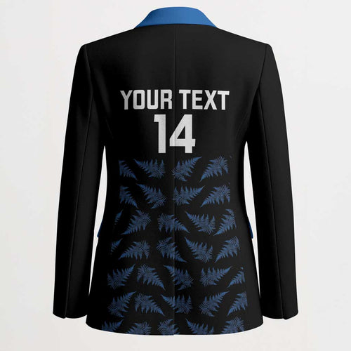 New Zealand Silver Fern Cricket Custom Blazer Black Cap T20 Version - Aussie Hoodie