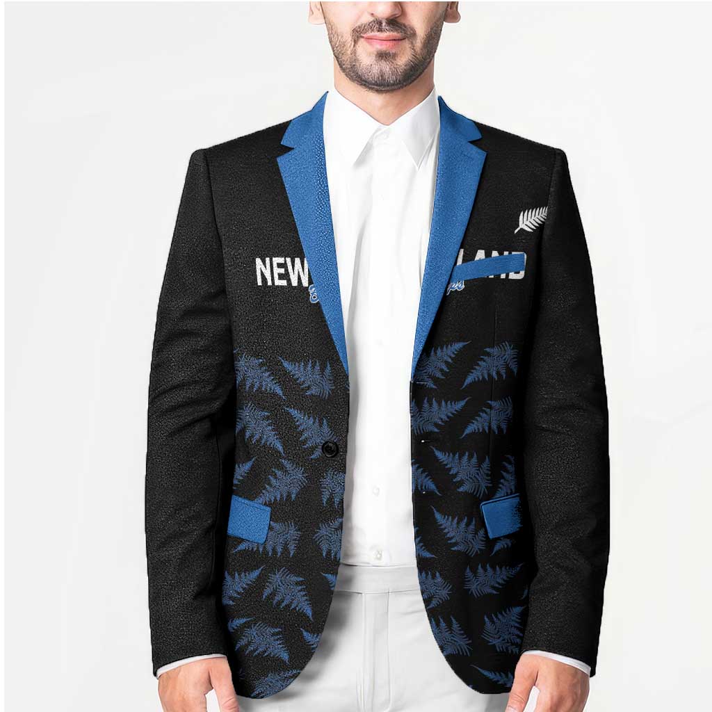 New Zealand Silver Fern Cricket Custom Blazer Black Cap T20 Version - Aussie Hoodie