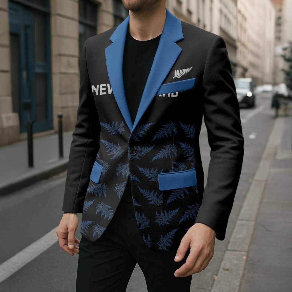 New Zealand Silver Fern Cricket Custom Blazer Black Cap T20 Version - Aussie Hoodie