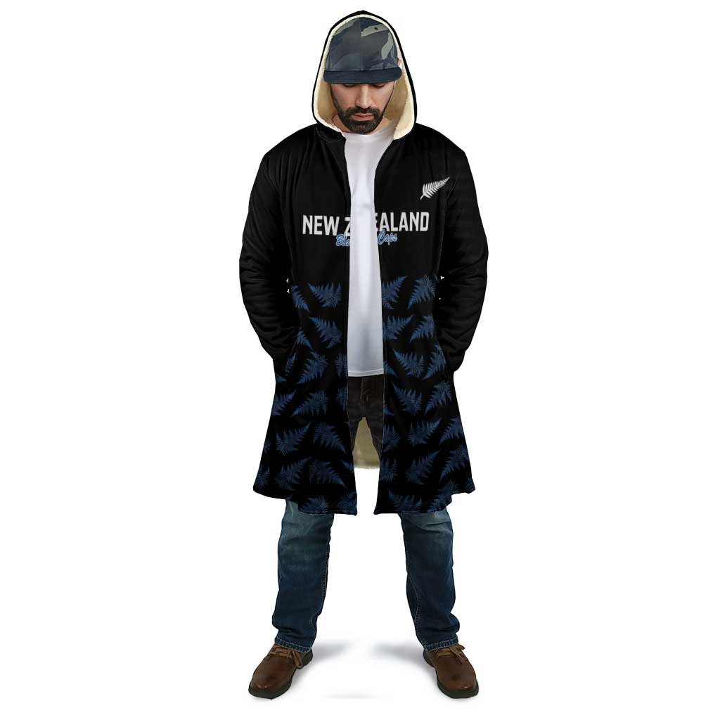 New Zealand Silver Fern Cricket Custom Cloak Black Cap T20 Version - undefined