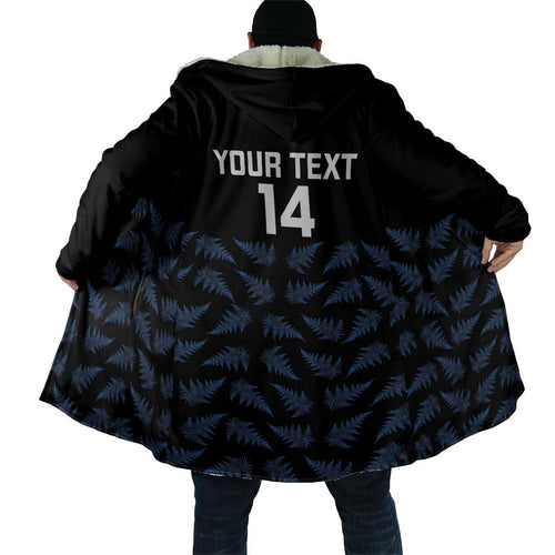 New Zealand Silver Fern Cricket Custom Cloak Black Cap T20 Version - undefined