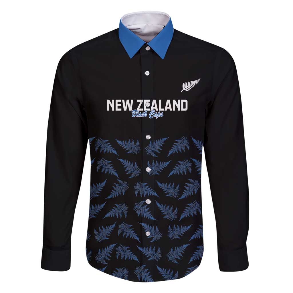 New Zealand Silver Fern Cricket Custom Family Matching Long Sleeve Bodycon Dress and Hawaiian Shirt Black Cap T20 Version - Aussie Hoodie