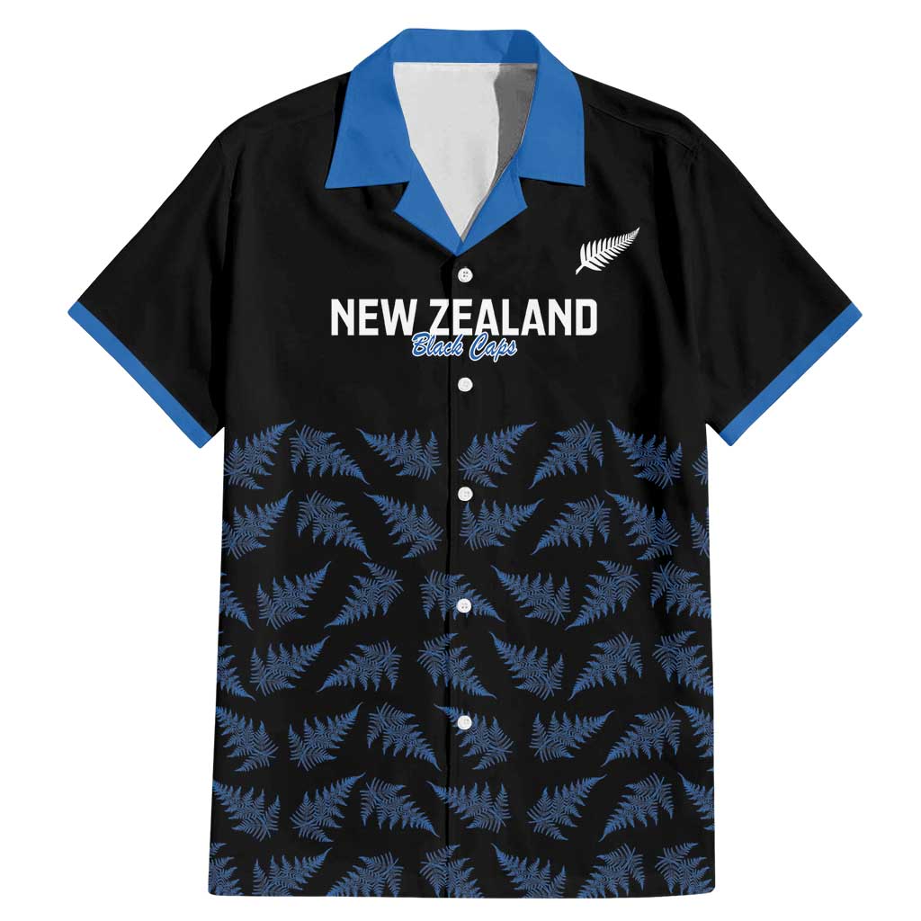 New Zealand Silver Fern Cricket Custom Family Matching Mermaid Dress and Hawaiian Shirt Black Cap T20 Version - Aussie Hoodie
