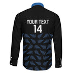 New Zealand Silver Fern Cricket Custom Family Matching Off Shoulder Maxi Dress and Hawaiian Shirt Black Cap T20 Version - Aussie Hoodie