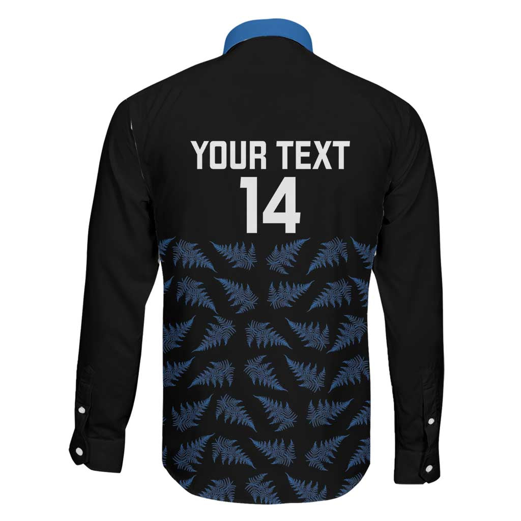 New Zealand Silver Fern Cricket Custom Family Matching Off Shoulder Short Dress and Hawaiian Shirt Black Cap T20 Version - Aussie Hoodie