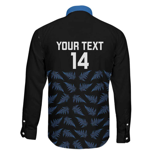 New Zealand Silver Fern Cricket Custom Family Matching Off Shoulder Short Dress and Hawaiian Shirt Black Cap T20 Version - Aussie Hoodie