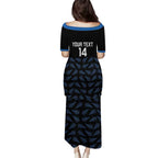 New Zealand Silver Fern Cricket Custom Family Matching Puletasi and Hawaiian Shirt Black Cap T20 Version - Aussie Hoodie
