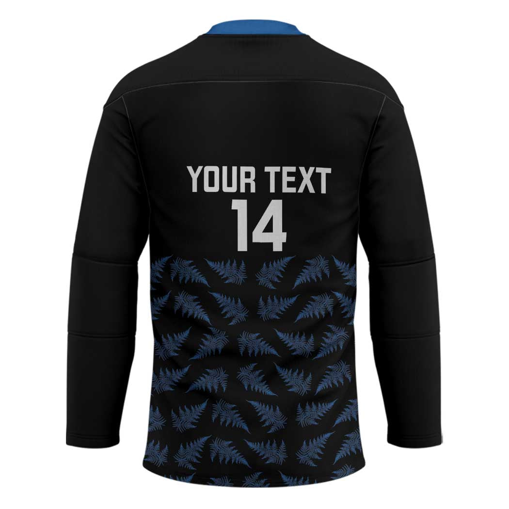 New Zealand Silver Fern Cricket Custom Hockey Jersey Black Cap T20 Version - Aussie Hoodie