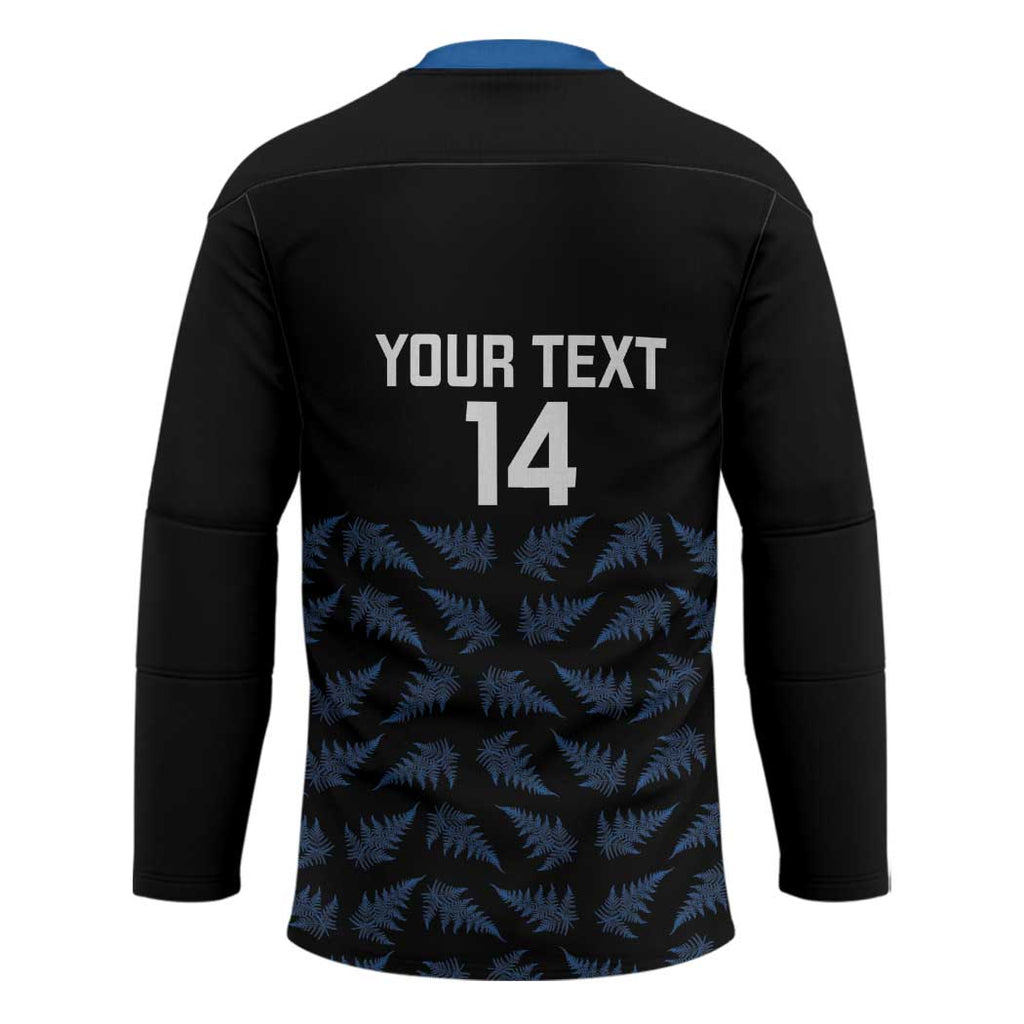 New Zealand Silver Fern Cricket Custom Hockey Jersey Black Cap T20 Version - Aussie Hoodie