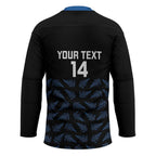 New Zealand Silver Fern Cricket Custom Hockey Jersey Black Cap T20 Version - Aussie Hoodie