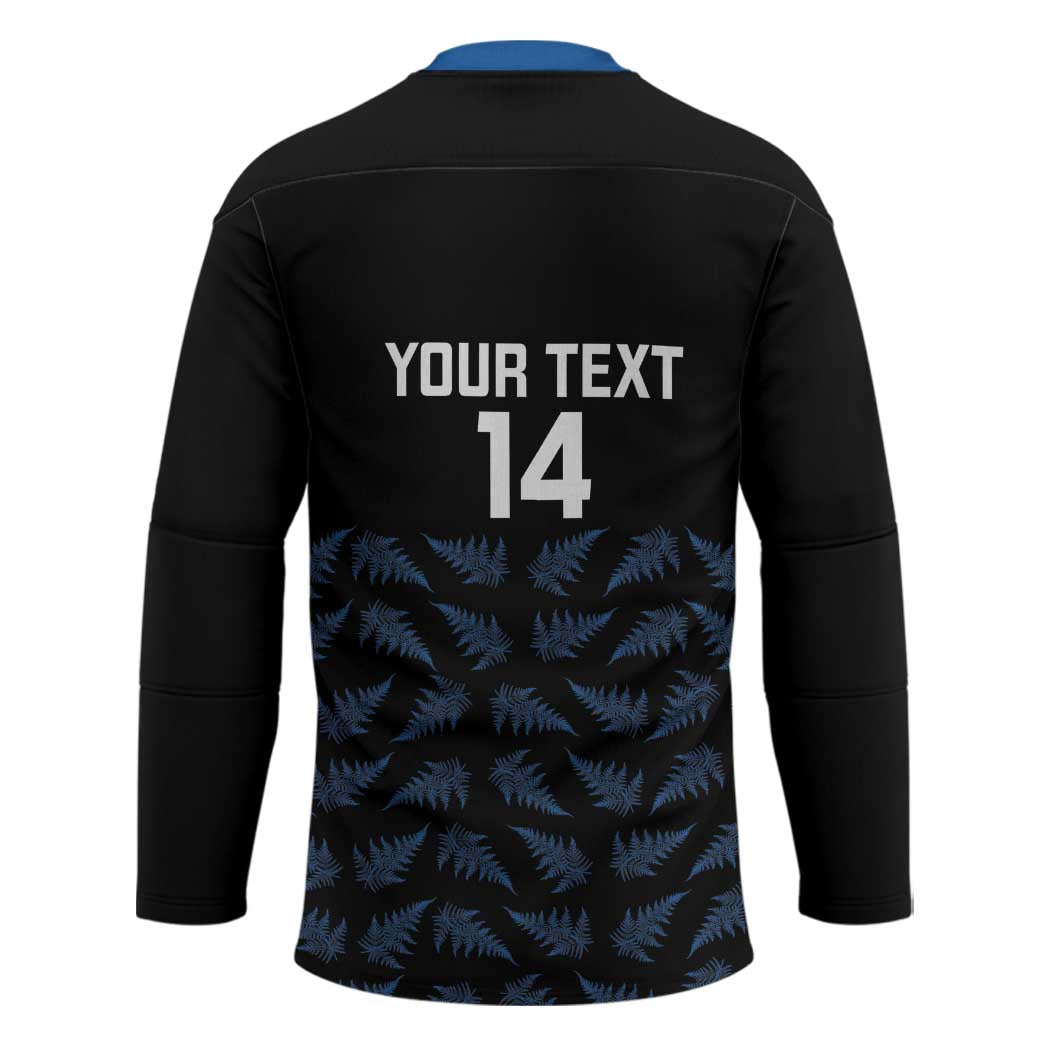 New Zealand Silver Fern Cricket Custom Hockey Jersey Black Cap T20 Version - Aussie Hoodie