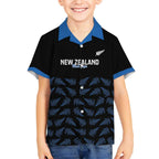 New Zealand Silver Fern Cricket Custom Kid Hawaiian Shirt Black Cap T20 Version - Aussie Hoodie