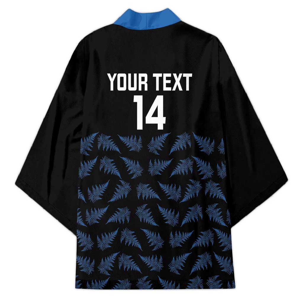New Zealand Silver Fern Cricket Custom Kimono Black Cap T20 Version - Aussie Hoodie