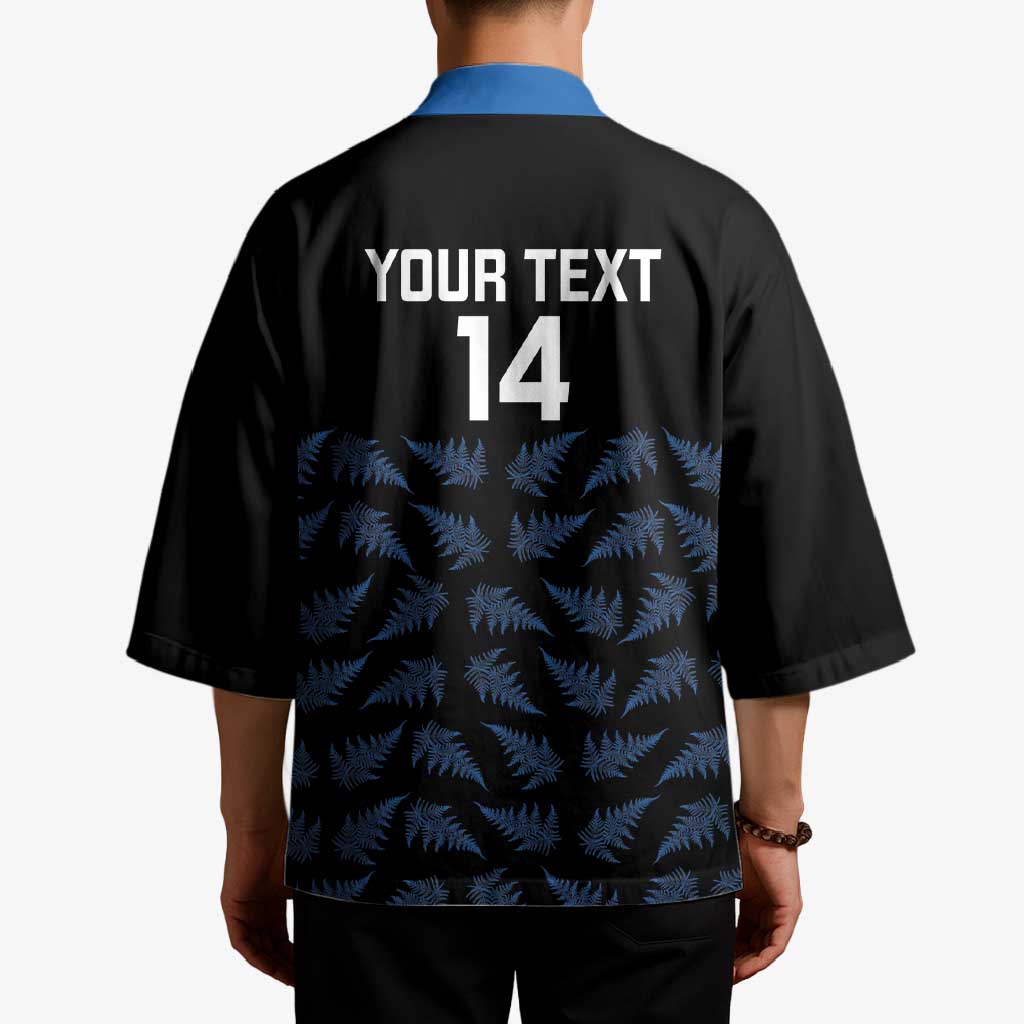 New Zealand Silver Fern Cricket Custom Kimono Black Cap T20 Version - Aussie Hoodie