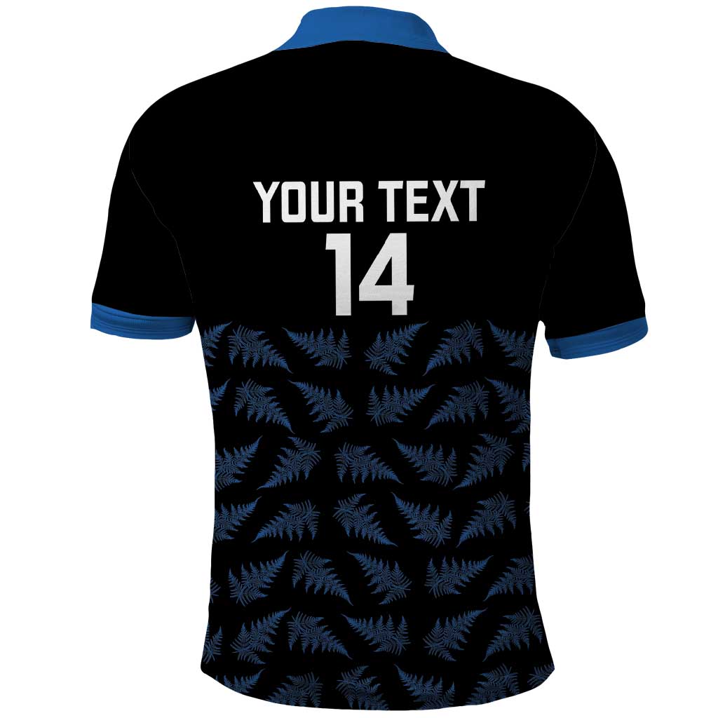 New Zealand Silver Fern Cricket Custom Polo Shirt Black Cap T20 Version - Aussie Hoodie