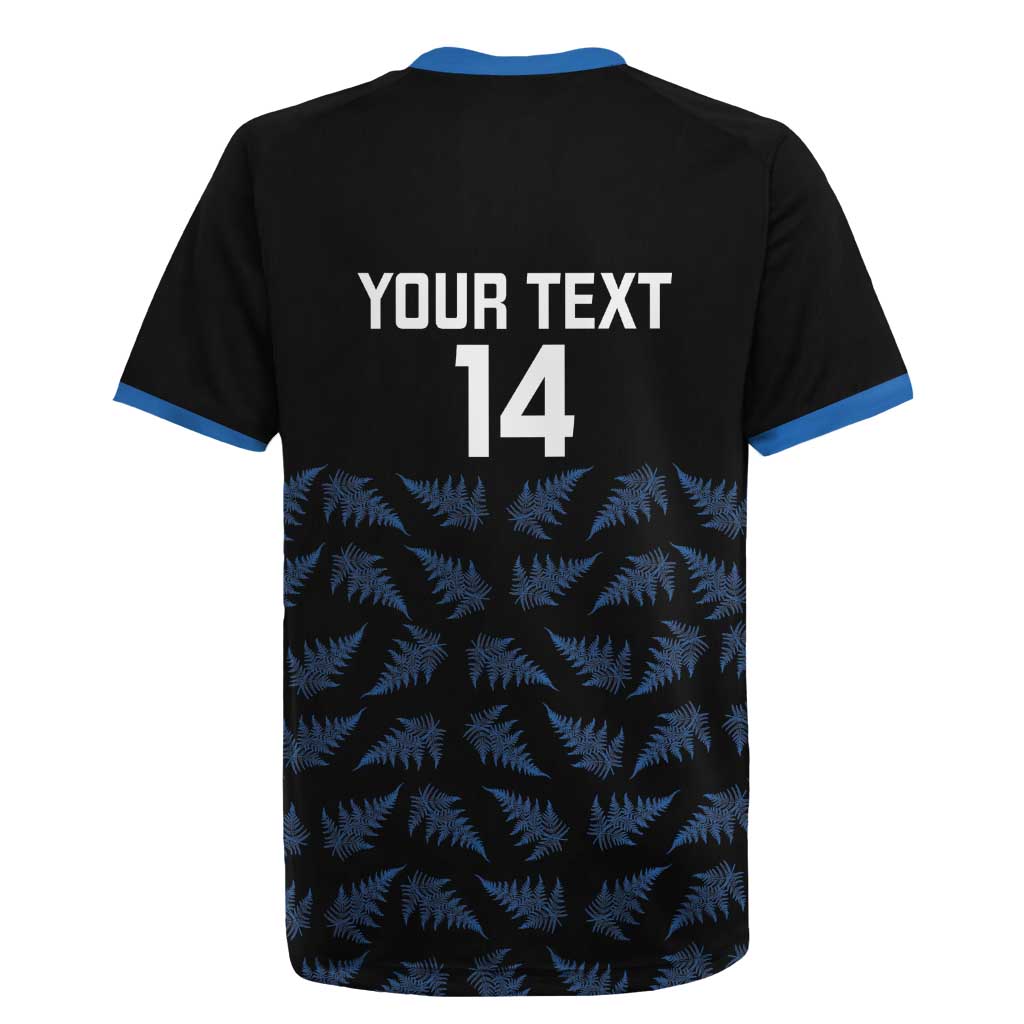 New Zealand Silver Fern Cricket Custom Rugby Jersey Black Cap T20 Version - Aussie Hoodie