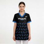 New Zealand Silver Fern Cricket Custom Scrub Top Black Cap T20 Version - Aussie Hoodie