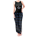 New Zealand Silver Fern Cricket Custom Tank Maxi Dress Black Cap T20 Version - Aussie Hoodie