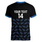New Zealand Silver Fern Cricket Custom Women V-Neck T-Shirt Black Cap T20 Version - Aussie Hoodie