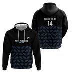 New Zealand Silver Fern Cricket Custom Zip Hoodie Black Cap T20 Version - Aussie Hoodie