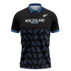 New Zealand Silver Fern Cricket Custom Zipper Polo Shirt Black Cap T20 Version - Aussie Hoodie