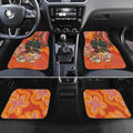 Australia Black Cockatoo Christmas Car Mats Banksia Bottlebrush Aboriginal Art - Aussie Hoodie