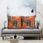 Australia Black Cockatoo Christmas Pillow Cover Banksia Bottlebrush Aboriginal Art - Aussie Hoodie
