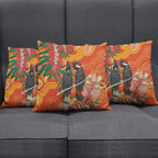 Australia Black Cockatoo Christmas Pillow Cover Banksia Bottlebrush Aboriginal Art - Aussie Hoodie