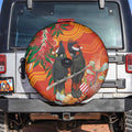 Australia Black Cockatoo Christmas Spare Tire Cover Banksia Bottlebrush Aboriginal Art - Aussie Hoodie