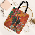 Australia Black Cockatoo Christmas Tote Bag Banksia Bottlebrush Aboriginal Art - Aussie Hoodie