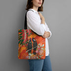 Australia Black Cockatoo Christmas Tote Bag Banksia Bottlebrush Aboriginal Art - Aussie Hoodie