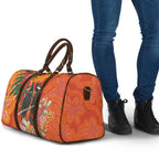 Australia Black Cockatoo Christmas Travel Bag Banksia Bottlebrush Aboriginal Art - Aussie Hoodie