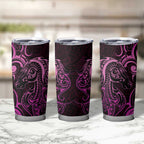 Pink Aoteara Horse Racing Tumbler Cup NZ Maori Pattern