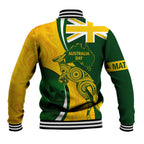 Matildas Soccer Baseball Jacket 2024 Happy Australia Day Kangaroo Aussie Proud - National Color