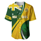 Matildas Soccer Baseball Jersey 2024 Happy Australia Day Kangaroo Aussie Proud - National Color