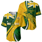 Matildas Soccer Baseball Jersey 2024 Happy Australia Day Kangaroo Aussie Proud - National Color
