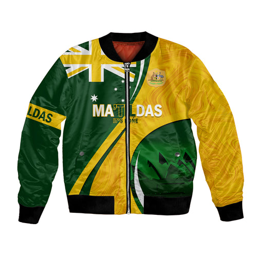 Matildas Soccer Bomber Jacket 2024 Happy Australia Day Kangaroo Aussie Proud - National Color