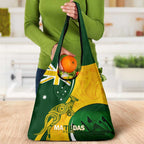 Matildas Soccer Grocery Bag Happy Australia Day Kangaroo Aussie Proud - National Color