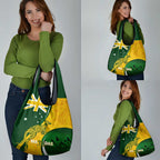 Matildas Soccer Grocery Bag Happy Australia Day Kangaroo Aussie Proud - National Color
