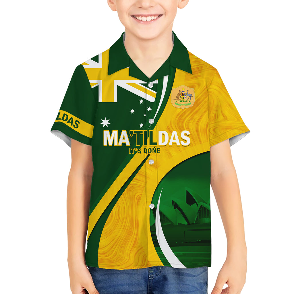 Matildas Soccer Hawaiian Shirt 2024 Happy Australia Day Kangaroo Aussie Proud - National Color