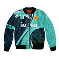 Matildas Soccer Bomber Jacket 2024 Happy Australia Day Kangaroo Aussie Proud - Turquoise
