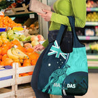 Matildas Soccer Grocery Bag Happy Australia Day Kangaroo Aussie Proud - Turquoise