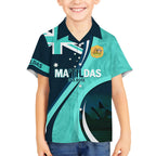 Matildas Soccer Hawaiian Shirt 2024 Happy Australia Day Kangaroo Aussie Proud - Turquoise