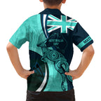 Matildas Soccer Hawaiian Shirt 2024 Happy Australia Day Kangaroo Aussie Proud - Turquoise