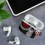 Red Aotearoa Niho Taniwha AirPods Case Maori Mythology Tooth - Taniko Motifs - Aussie Hoodie